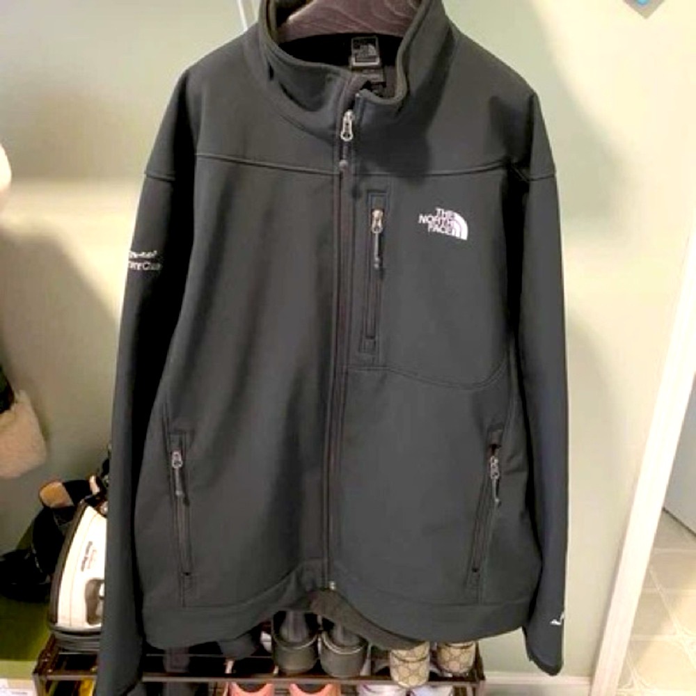 The North Face Black Performance Jacket with Textured Fleece XL